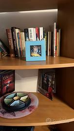 Libreria aperta in ciliegio