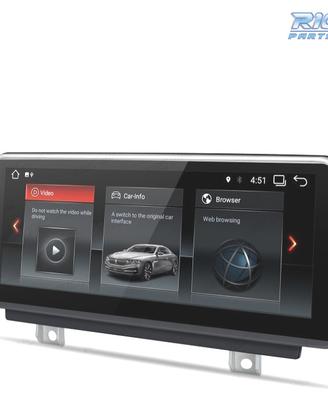 RADIO GPS ANDROID 14 BMW SERIE 3 SERIE 4 10,25"