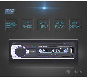 AUTORADIO 1 DIN BLUETOOTH MP3 USB SD AUX