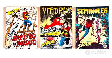 Fumetti N 40,41,43 Zagor “scritta rossa” Cepir