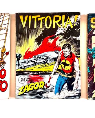 Fumetti N 40,41,43 Zagor “scritta rossa” Cepir