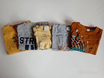 5 magliette manica lunga