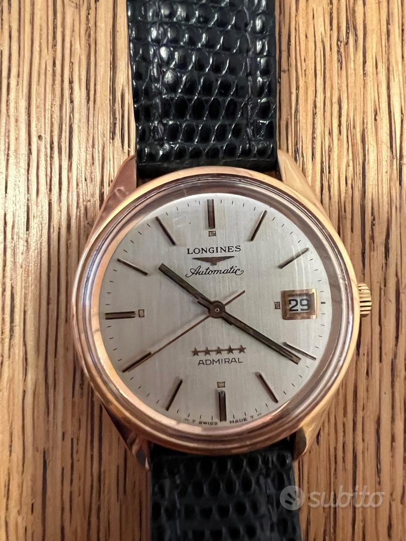 Longines Admiral 5 stelle 18K ORIGINALE Abbigliamento e