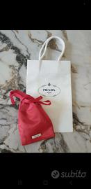 Pochette Prada con sacchetto 