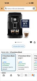 Macchina caffe delongho magnifica S