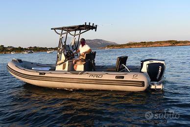 Zodiac 6.5 PRO con Evinrude E-Tec 175 e carello