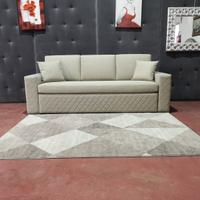 Divano 3 posti con doppia rete Monet in tessuto