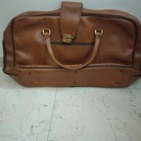 valigia in pelle vintage