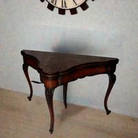 Console tavolo da gioco inglese fine XVIII secolo