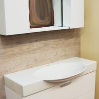 Mobile bagno da esposizione bianco