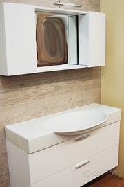 Mobile bagno da esposizione bianco