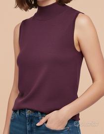 Top viola-melanzana Zara