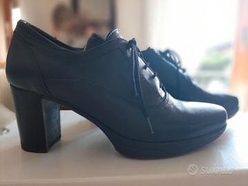 Nero Giardini scarpe polacchine tacco 37