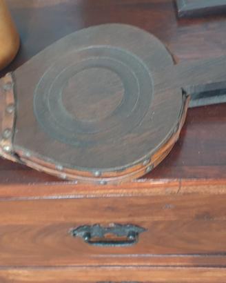 Soffiatore antico legno camino.