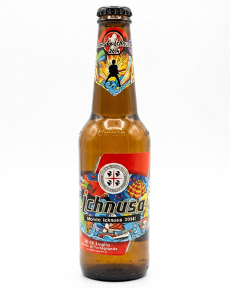 Bottiglia birra mondo Ichnusa 2014