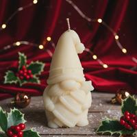 Candela Decorazioni Babbo Natale Artigianale 