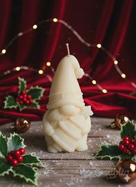 Candela Decorazioni Babbo Natale Artigianale 