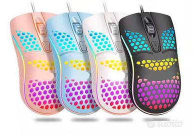 Mouse a led con filo