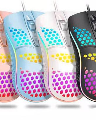 Mouse a led con filo