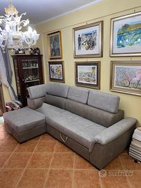 Divano angolare contenitore