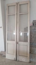 Serramento antico porta finestra del 1932