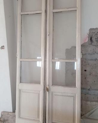 Serramento antico porta finestra del 1932