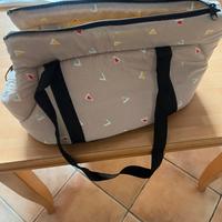 Borsa da passeggio e viaggio pee cani