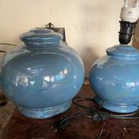 Lampada da tavolo vintage in ceramica anni 70