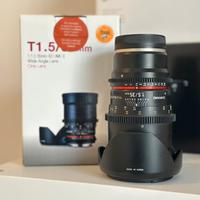 Obbiettivo samyang 35mm 1.5 Cine Lens E-Mount Sony