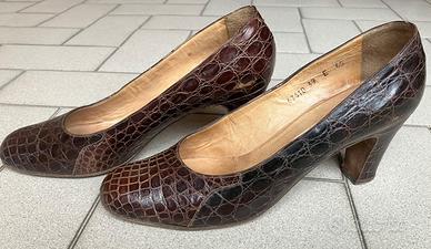 Scarpe donna vero coccodrillo