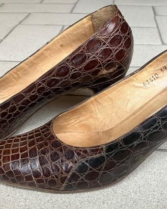Scarpe donna vero coccodrillo