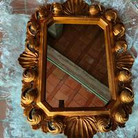 Specchio cornice dorata stile barocco 