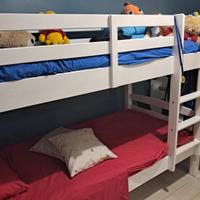 Letto a castello con materassi