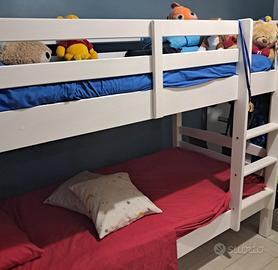 Letto a castello con materassi