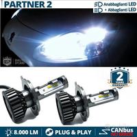 KIT LED H4 per PEUGEOT PARTNER 2 Luce Bianca