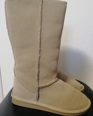 Stivali beige n. 36