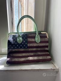 Borsa a Mano "USA Flag"