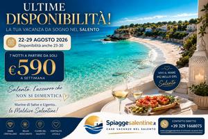 Promo - ultime disponibilità * 22-29 agosto
