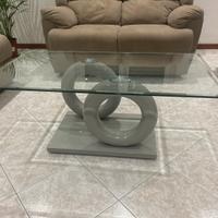 Tavolo in vetro 110×60 cm