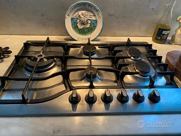 PIANO COTTURA A GAS 5 FUOCHI GHISA USATO ARISTON