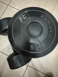 Coppia manubri peso 3,5 palestra fitness