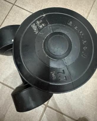 Coppia manubri peso 3,5 palestra fitness