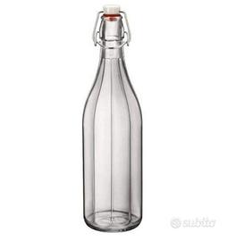 bottiglie di vetro tappo ermetico nuovo