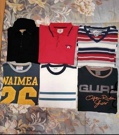 Sei magliette da uomo vari modelli TAG XL. 