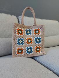 borsa all'uncinetto 