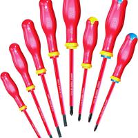 Usag U00910106 Serie Giraviti Isolati 1000V, Rosso