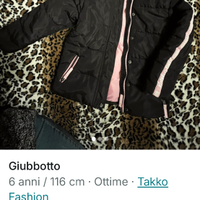 Giubbotto bambina 6 anni