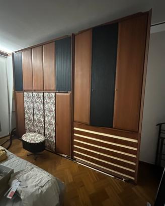 Camera da letto legno massello anni 60