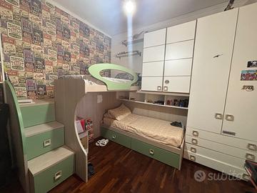 Arredamento stanzetta con 2 letti