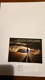 Rolex libretto Explorer anno 1998